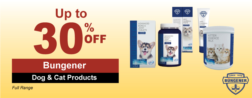 Bungener Dog & Cat Products Promo